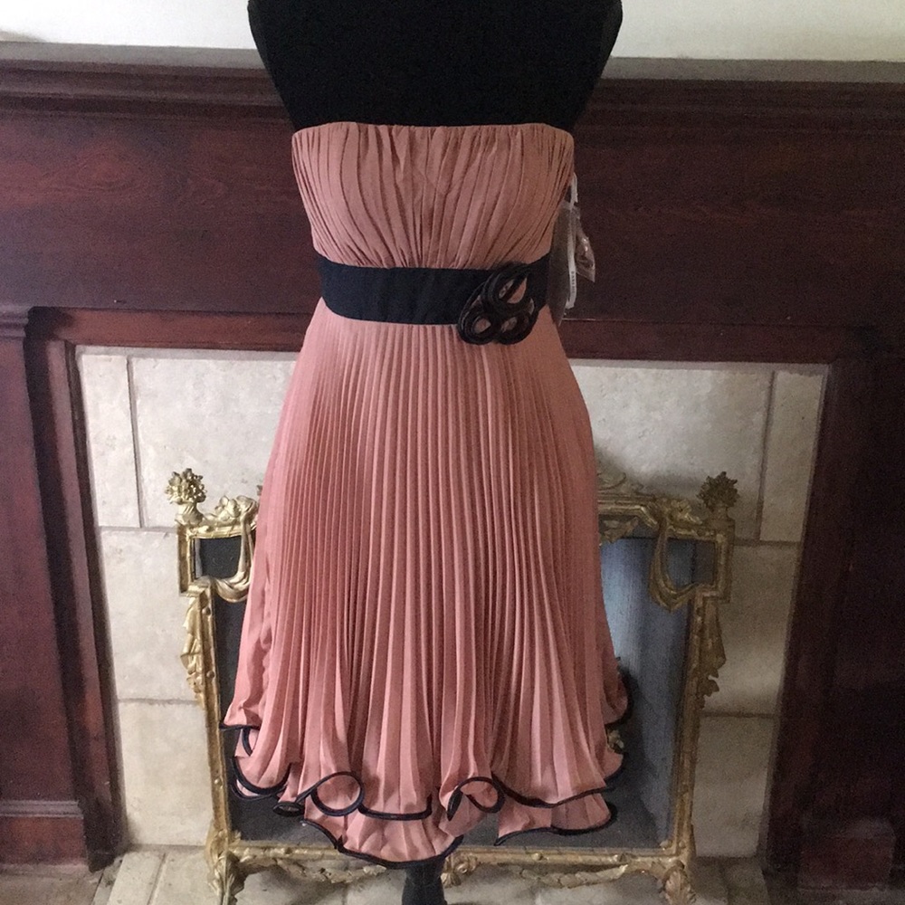 🦊 Bari Jay stunning strapless cocktail dress